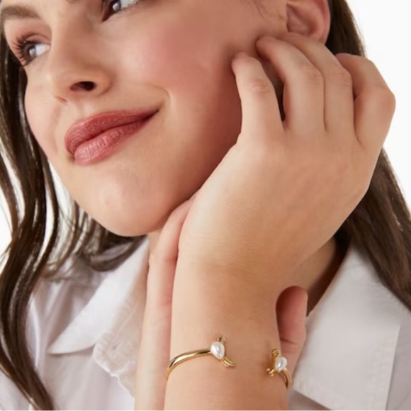 Kate Spade Spring Scene Bird‎ Cuff Bracelet NWT - Picture 3 of 7